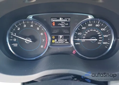 2017 Subaru Forester 2.5I Premium из США, поврежденный, VIN JF2SJAGC7HH438542